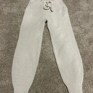 Universal Thread Ribbed Joggers - Cream